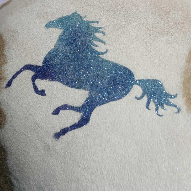 Galloping Horse Glitter Tattoo Kit Stencil for Horses