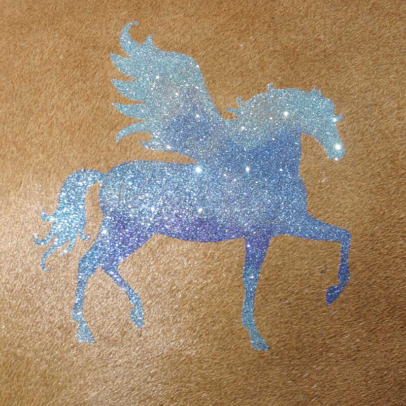 Blue Pegasus Horse Stencil