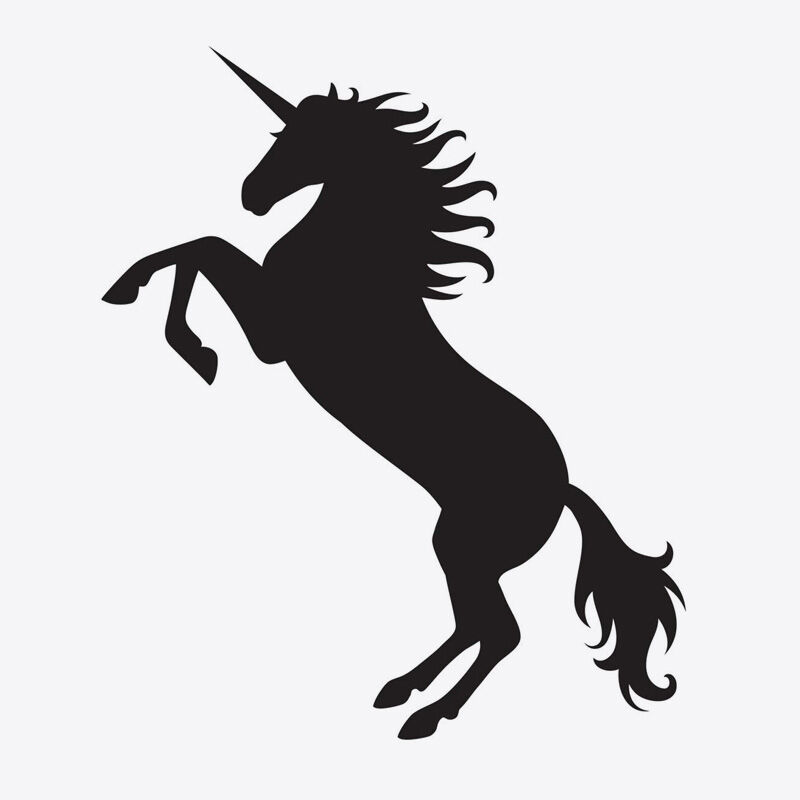 Unicorn Stencil - Left