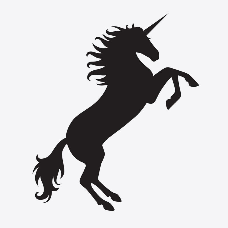 Unicorn Stencil - Right