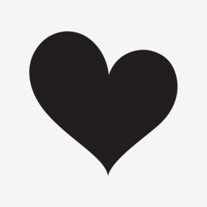 Curved Heart Stencil