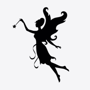 Fairy With Wand Stencil