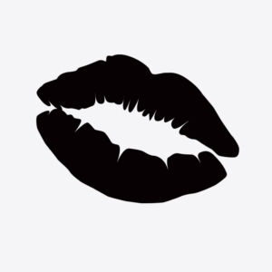 Kiss Quarter Mark Stencil