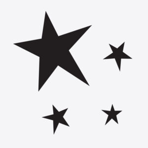 Pointy Star Group Stencil