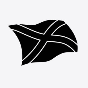 Scottish Flag Quarter Mark Stencil