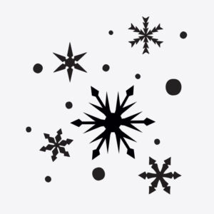 Snowflakes Stencil