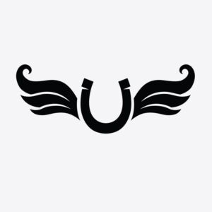 Winged Horseshoe Stencil